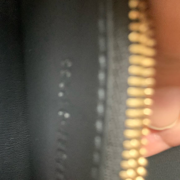 Alexandre McQueen Skull Croc Embossed Leather Wallet on a Chain - Picture 7 of 14